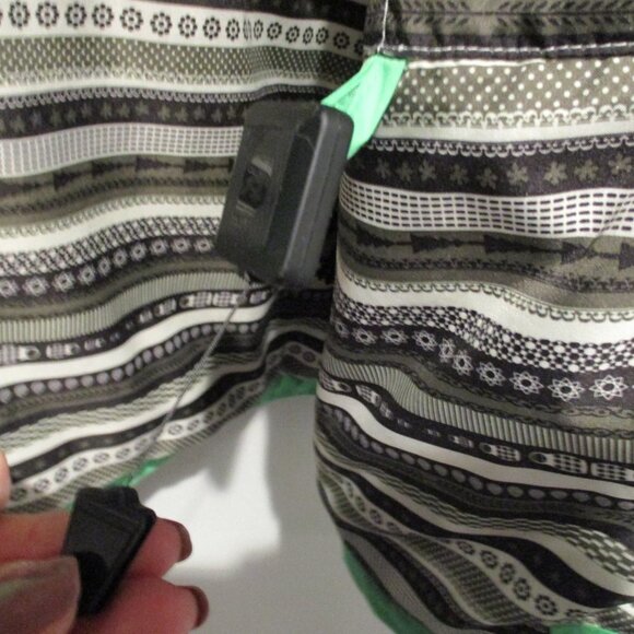 Womens Orage Ski Snow Winter Jacket 3 in 1 Green White Hooded - Picture 10 of 12